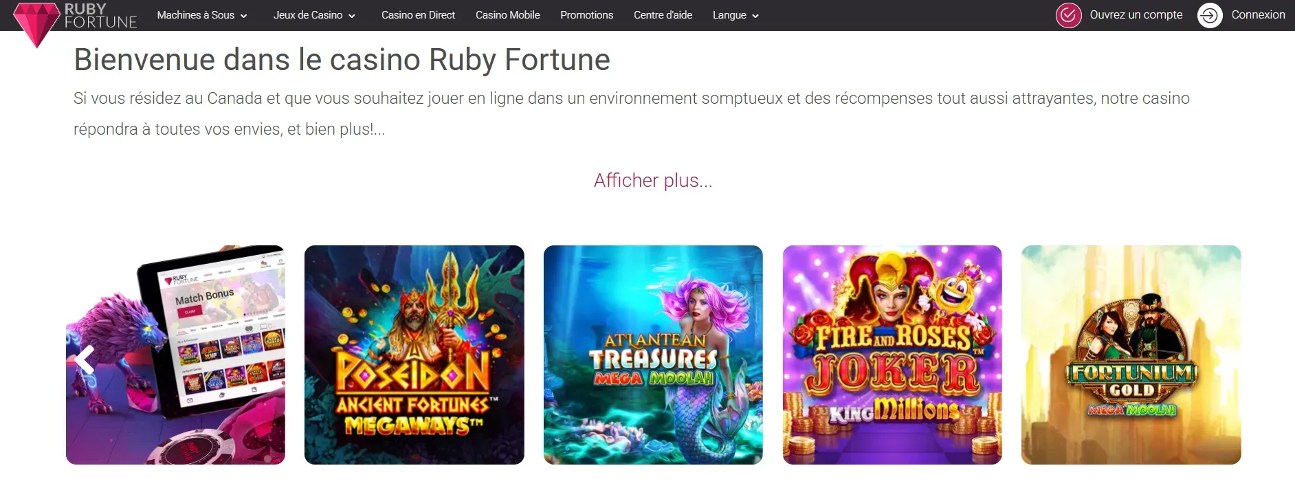 Ruby Fortune Casino